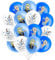 BX 30PCS Frozen Party Decorations, Frozen Birthday Decorations, Happy Birthday Frozen Balloons,Elsa Birthday Decoration for Kids Birthday Party