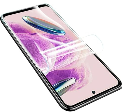 Foebxxs Protector de pantalla para Xiaomi Redmi Note 11 Pro 4G/5G, cobertura completa PET Film, compatible con carcasa, antiarañazos, HD claro, sin burbujas, paquete de 2