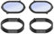 Kahdsvby Myopia Lens, Black Magnetic Glasses, Quick Dismountable Protection, VR Prescription Lenses for PSVR2 for PSVR2