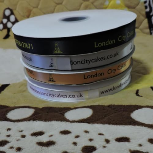 Individuell bedrucktes Logo-Geschenkverpackungs-Satinband – 75 mm Breite