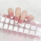 ChicNana Semi Cured Gel Nails Strips, 20 Stickers Nail Wraps Soft Self-Adhesive Gel Nail Stickers, Nail Gel Strips Manicure UV/LED Lamp Required (Pink French)
