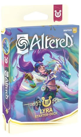 Equinox, Altered: Jenseits der Tore, Lyra Starter Deck, 40 Karten, Nevenka, die Künstlerin - nicht-kampfbasiertes Gameplay, Sammel-Trading Card Game, Alter 13+, 2 Spieler, 20-30 Minuten, Deutsch