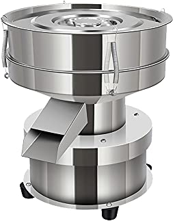 GLJTUO Elektrische Siebmaschine Vibrationssieb, Elektrisches Mehlsieb, Automatisches Vibrationssieb, Pulversiebmaschine Aus Edelstahl, Für Pulver/Partikel