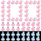 100pcs Mini Flamant Rose en Résine, Mini Statue Lumineuse de Flamant Rose Mini Statue Flamant Rose Points Flash Artisanat Jouet pour Décoration de Gâteau & Cadeau de Fête d'anniversaire