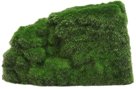 HAPINARY Schildkröten Versteck Höhle Aus Harz – Moos Cave Aquarium Deko 14.5X11X8 cm Für Reptilien Lebensraum Und Terrarium Ornament