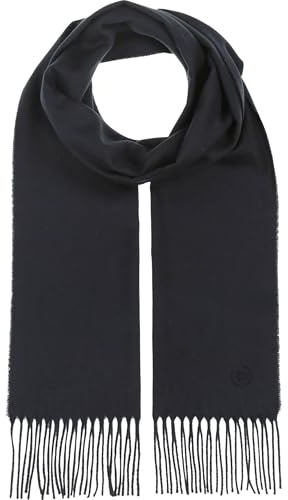 bugatti Herren Schal einfarbig - 30 x 180 cm - weicher Winterschal für kalte Tage