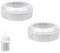 2pcs Replacement Bottle Nipple Ring Collars, Compatible with Dr. Brown's Wide Plastic & Glass Bottles 5oz & 9oz No Leak or Spills Bottle Nipple Collars Rings Feeding Baby Accessories