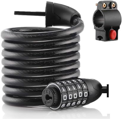 Candado De Combinación Para Patinete Electrico Adultos, Candado De Cadena Impermeable Para Bicicletas Eléctricas, Patinete Electrico, Bicicletas