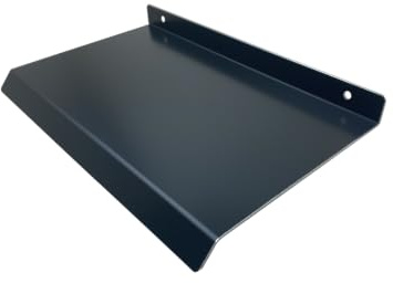 Wetterschutz, kleines Pultdach mit Abtropfkante aus 1,5mm Alu, anthrazit für Schalter, Wallbox, Briefkasten. (250x150mm)