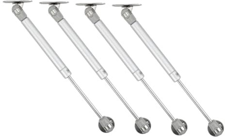 IWOWHERO 4sätze Schrank-scharniere Schwerlast-gasdruckfeder Schranktür- -scharniere Klappdeckel-gasfeder