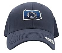 Offiziell lizenzierte Baseballmütze mit staatlicher Form – verstellbare klassische bestickte Teamkappe, Penn State, Einheitsgr��e