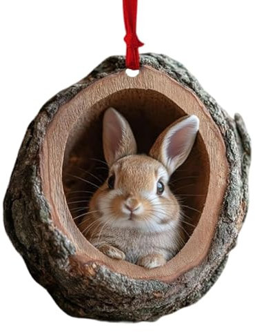 Tier-Weihnachtsschmuck – Feiertagsdekorationen mit Tiermotiven, handgefertigte Harz-Figuren | Niedliche Tier-Weihnachtsbaumschmuck, lustige und festliche Dekoration für Weihnachten, Zuhause, Büro