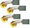 Carbon Brushes 303, CB-303, CB303, CB 303A, CB-303A Suitable for Makita HM0860C HM1100C HM1130 HR3000C HR4000C (4 pcs)