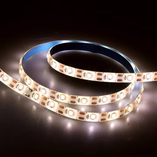 KARELLS LED Strip batterie 1 Meter,LED Streifen Warmweiß,LED Streifen,Warmweiss 5V Streifen 3000K Durchgehendes Licht,für unter dem Küchenschrank,Regale, Unterschrank,Schrank,Deko
