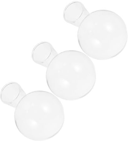GETAJGHSD 3stücke Teiliges Transparentes Glas Hydroponik Blumenvasen Dekorative Pflanzgefäße Für Hängende Pflanzen Minimalistisches Design Vielseitig Für Zimmerpflanzen Und Blumenarrangement