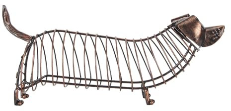 Tnfeeon Dachshund Wine Cork Holder, Rustic Metal Corks Display Holder, Wine Stopper Collector Keeps Great Memories , Lovers