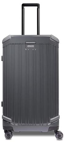 Piquadro – Kleiner Hartschalenkoffer mit 4 Rollen – Polycarbonat – Grau – Für Damen und Herren