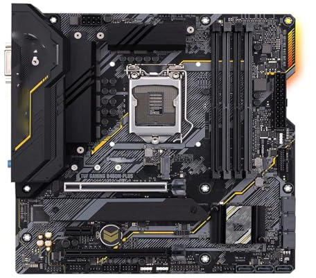 Processore Scheda madre Fit For ASUS TUF GAMING B460M-PLUS Intel B460 Micro ATX for CPU LGA 1200 I5 10400F 10600K I7 10700K i310100 DDR4 M.2