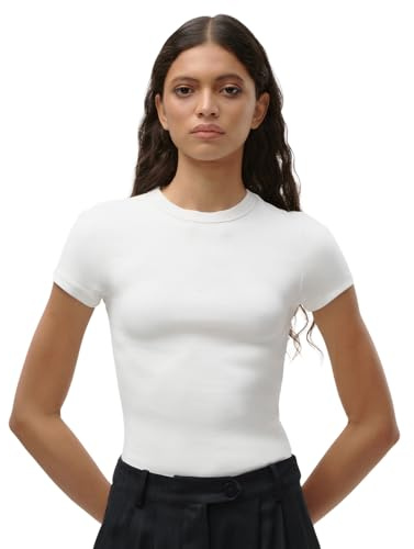 LeGer by Lena Gercke Ria T-Shirt - Kurzarm Tshirt Damen - körpernahe Passform - Oberteil aus Baumwolle - Mode für Damen - Gr. 34-44