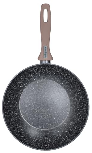 Tognana Class Stone, Wok a 1 manico 28 cm, alluminio, nero