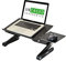 WorkEZ BEST Adjustable Laptop Stand and Lap Desk for Laptop Adjustable Laptop Desk for Lap Aluminum Laptop Stand for Bed Laptop Cooling Stand Laptop Holder desk for bed desktop stand computer lap desk