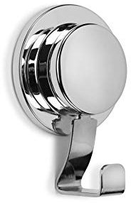 Croydex Stick N Lock Adhesive Robe Hook, Silver, 5 Year Rust Free Guarantee