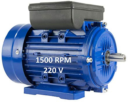Motore elettrico monofase 0,09KW / 0,12CV 220V 1500RPM B3 (piedi) Dimensioni 56 (asse 9 mm)