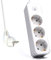 Welly EnjoyIT WY13163 - Multiprise Murale - 3 Sorties et 1 Prise Schuko de 16A - Avec Protection pour les Enfants - Interrupteur avec Lumière LED - Facile à Débrancher - Prolongateur de prise