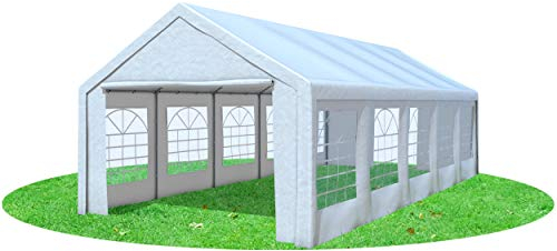 Stabilezelte 4x9m Partyzelt, Classic PRO PE Weiss