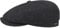 Stetson Hatteras Classic Wool Schirmmütze - Schiebermütze Herren - Flatcap mit Baumwollfutter - Herrencap mit Fischgrätmuster - Ballonmütze Herbst/Winter - Wintercap schwarz-grau 60 cm