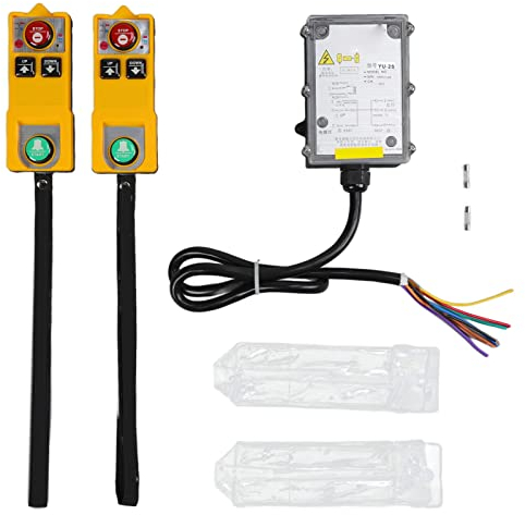 Industrielle Fernbedienung Kran Fernbedienung Drahtlose Wasserdichte Hebebühne für Brückenkräne(Wechselstrom 380V)