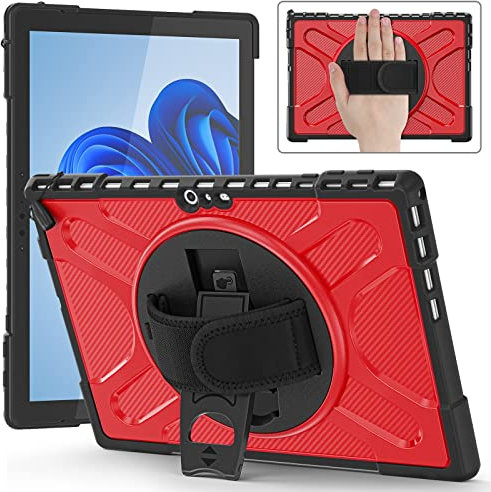 Tablet Case Full-Body Shockproof 360°Kickstand Rugged Protective Case for Microsoft Surface Pro 4/5/6/7/7+ Compatible with Type Cover Keyboard,Tablet Case for Surface Pro 4/5/6/7/7+ Tablet PC Bag