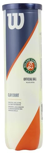 Wilson Tennisbälle ROLAND GARROS CLAY COURT exklusive engelhorn Edition – 3 Dosen à 4 Bälle gelb (31), O