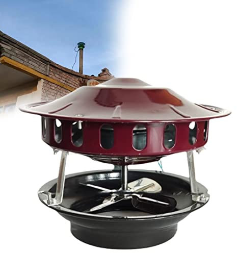 MJZYP Dachschornstein-Rauchabzug, 80W Kamin-Schornsteinventilator, Schornstein-Rauchabsauger, Schornstein-Abluftventilator, Kamin-Abluftventilator