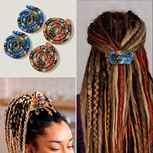 Dreadlocks Haargummi 2 Sätze Flexibles Haarband Schwamm Dreadlocks Twist Haarstyling Curl Dreadlock Zubehör Dreadlock Haargummi Pferdeschwanz Halter Bunte Biegbare Haarbinder
