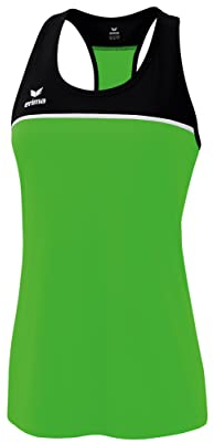 Erima Damen „CHANGE by erima leichtes Tanktop, green/schwarz/weiß, 42