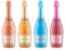 AVIVA GLITTER BOX MIX - bevanda aromatizzata glitter con brillantini 5,5% - 4 Bottiglie da 0,75 L