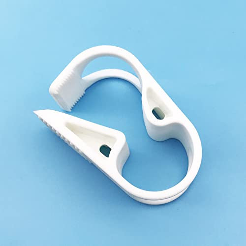 5PC 18-25mm/0.708-1in Extra Large Plastic Tubing Clamps PBT Heat Resistant Hose Clamps for Medical Industry Laboratory Test Tube Pinch Valve Clips