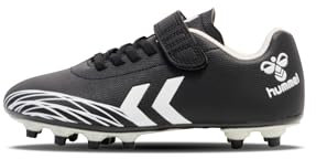 hummel Unisex Kinder Top Star F.g. Jr Football Shoe, Black White, 34 EU