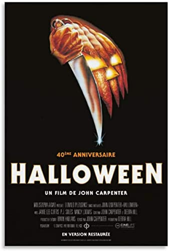 RIDAEX Bild Auf Leinwand 40 * 60cm Senza Cornice Movie Halloween 1978 Poster Immagine Stampa Poster Modern Family Bedroom Decor