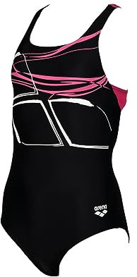 ARENA Costume da Bambina Feel Logo Swim PRO Back