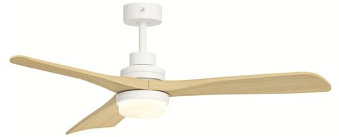 Ventilador de Techo S&P HTD135 DC OAK Blanco Ø 135 cm