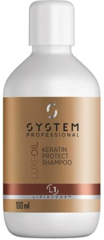 System Professional LuxeOil L1 Keratin Schützendes Shampoo, 100 ml