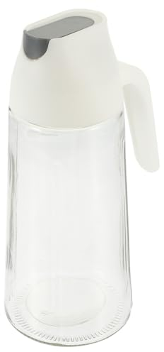 Milisten 2St Öler aus Glas Lebensmittelspender Multifunktions-Ölspender küchenmaschiene kochgeschirr Multifunktions-Essigflasche praktischer Ölspender Offen und geschlossen Ölkanne Rolle pp