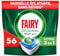 Fairy Original Tablettes Lave-vaisselle All In One, Regular, 56 Capsules, Efficaces Même Sur La Graisse Incrustée, Protège le Verre Et L'Argent