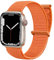 Maledan Nylon Armband Kompatibel mit Apple Watch Armband 44mm 38mm 42mm 40mm 41mm 45mm 46mm 49mm, Verstellbare Sport Armband Kompatibel mit iWatch Series 10 9 8 7 6 5 4 SE, 38mm/40mm/41mm, Orange