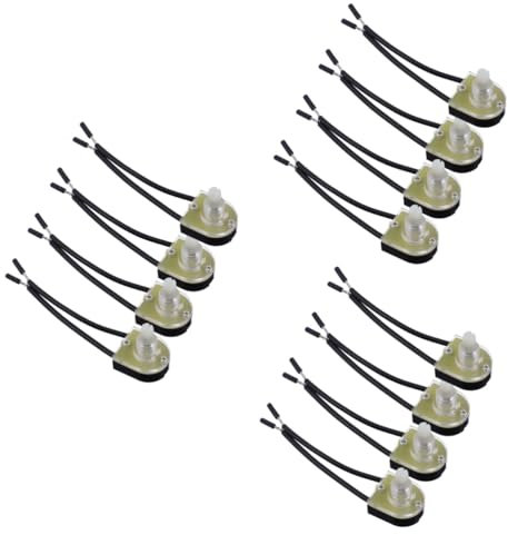 jojofuny 12 Pcs Rotary Switch Light Dimmer Knob Lighting Equipment Parts Lamp Rotary Wall Lamp Useful Ceiling Light Lamp Knob Lanterns Device
