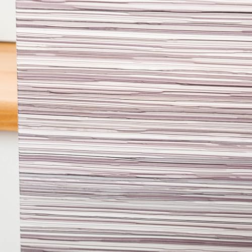 SCHÖNER LEBEN. Schiebegardinen Meterware Streifen aubergine 60cm Breite