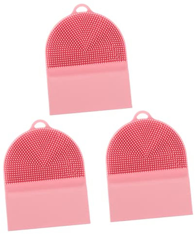 LZHWZQAN Cepillo de Silicona para Platos, Esponja, Suministros de Limpieza, Cepillo de Limpieza, Cepillo de Lavado Multifunción, Estropajo para Verduras, Estropajos, Cepillo de Silicona para Suministr