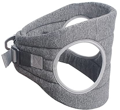 BELLIFFY Weste Ultraleichtes Gurtzeug Hund Halsband Riemen Hundegeschirr Gurt Hundeliftgeschirr Für Haustierleinen Hundeleine Hundegeschirr Weste Haustier Geschirr Laufweste Grey
